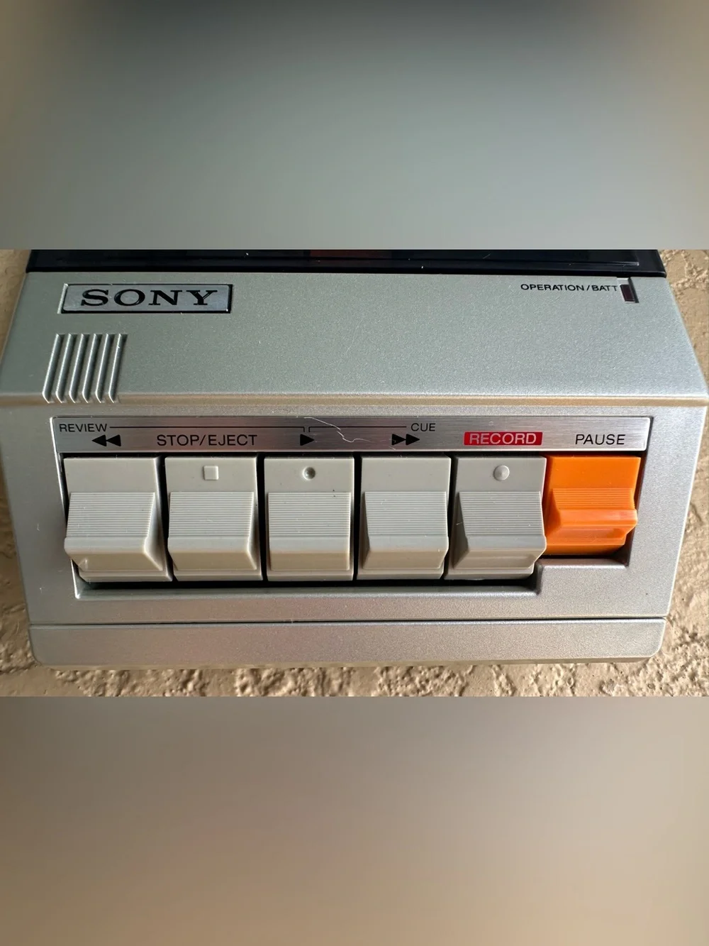 SONY Cassette-Corder TCM-737 VGC w/Power Cord, Box, Manual and Inserts Rare CIB